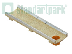 Лоток водоотводный CompoMax Drive полимербетонный усиленный DN200 H100, рис. 2