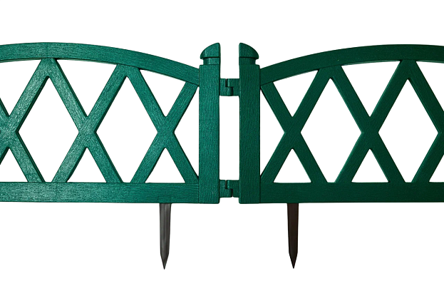 Садовое ограждение «Арка» (цвет зеленый), рис. 3