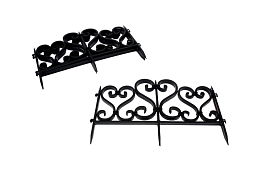 Стандартпарк предлагает Садовое ограждение «Ажурное» (цвет черный), рис. 3