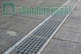 Купить Лоток водоотводный пластиковый PolyMax Basic DN300 h354 с решеткой ячеистой стальной кл. А15 (комплект) по выгодной цене Лоток водоотводный пластиковый PolyMax Basic DN300 h354 с решеткой ячеистой стальной кл. А15 (комплект) - Стандартпарк, рис. 2
