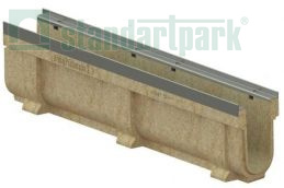 Лоток водоотводный полимербетонный CompoMax Drive DN100 h260 под решетку кл. Е6001