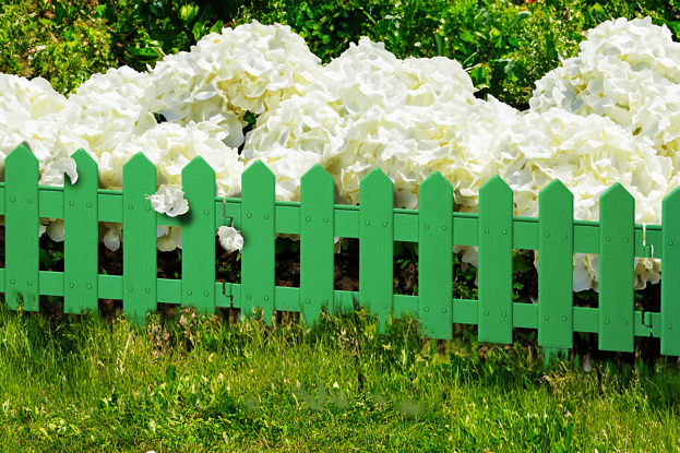 Садовое ограждение «Палисадник» (цвет зеленый), рис. 2