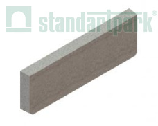 Заглушка торцевая полимербетонная для лотка водоотводного полимербетонного 6721-1-С серая - Стандартпарк1