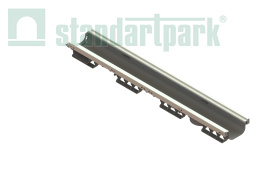 Лоток водоотводный пластиковый PolyMax Basic DN100 h80 стандартный борт - Стандартпарк, рис. 2