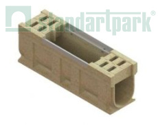 Блок монолитный водоотводной ревизионный CompoMax полимербетонный DN200 H360 кл. С250 - Стандартпарк1