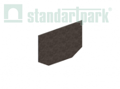 Купить Заглушка торцевая стальная для лотка водоотводного бетонного 6171-5Б по выгодной цене Заглушка торцевая стальная для лотка водоотводного бетонного 6171-5Б - Стандартпарк1