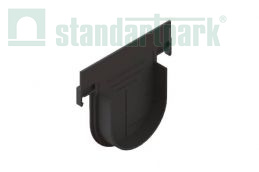 Купить Заглушка глухая пластиковая для лотков водоотводных пластиковых 8000-М/80001-М по выгодной цене Заглушка глухая пластиковая для лотков водоотводных пластиковых 8000-М/80001-М - Стандартпарк, рис. 1