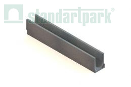 Купить Лоток водоотводный бетонный BetoMax Basic DN100 h125 - Standartpark по выгодной цене Лоток водоотводный бетонный BetoMax Basic DN100 h125 - Стандартпарк, рис. 1