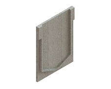 Заглушка торцевая полимербетонная для блока монолитного начальная 67719-5Н - Стандартпарк, рис. 3