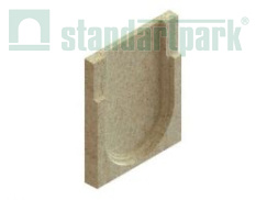 Заглушка торцевая полимербетонная для блока монолитного конечная 67519-4К - Стандартпарк, рис. 1