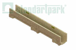 Купить Лоток водоотводный полимербетонный CompoMax Basic DN100 h150 по выгодной цене Лоток водоотводный полимербетонный CompoMax Basic DN100 h150 - Стандартпарк, рис. 1