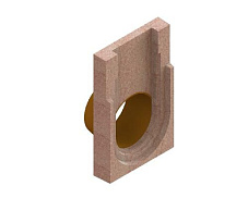 Заглушка торцевая полимербетонная для блока монолитного с водоотводом 67019-09 - Стандартпарк, рис. 2