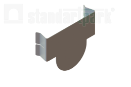 Заглушка стальная для лотков CompoMax DN100 H160 - Стандартпарк1