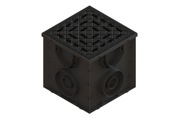 Дождеприемник S'park пластиковый 250х250 с пластиковой решеткой, рис. 2