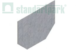 Заглушка торцевая стальная к лоткам бетонным 40076, 40071, 40071.41