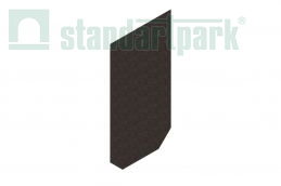 Заглушка стальная оцинкованная DN200 для лотка водоотводного бетонного - Стандартпарк1