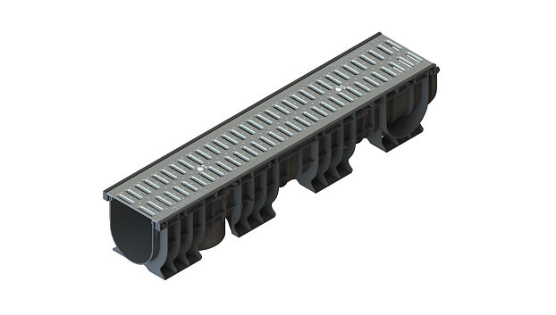 Решетка водоприемная Basic штампованная оцинкованная кл. А15, рис. 3