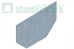 Купить Заглушка торцевая стальная к лоткам бетонным 40576, 40571, 40571.4 по выгодной цене Заглушка торцевая стальная к лоткам бетонным 40576, 40571, 40571.41