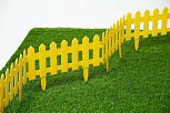 Садовое ограждение «Палисадник» (цвет желтый)