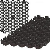 Стандартпарк предлагает Решетка газонная пластиковая черная "Hexarm" (гексарм)