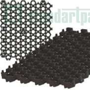 Купить Решетка газонная пластиковая черная "Hexarm" (гексарм) для благоустройства от Стандартпарк по выгодной цене Стандартпарк предлагает Решетка газонная пластиковая черная "Hexarm" (гексарм), рис. 1