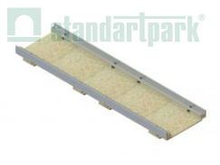 Лоток водоотводный мелкосидящий CompoMax Drive полимербетонный усиленный DN200 H60, рис. 1