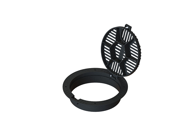 Дождеприемник круглый усиленный с самонивелирующимся корпусом ДУ-1 31158/16-55M, рис. 2