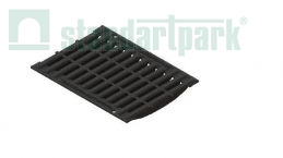 Решетка водоприемная Basic DN300 щелевая чугунная ВЧ кл. С250 - Стандартпарк1