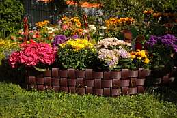 Стандартпарк предлагает Садовое ограждение «Плетёнка» (цвет коричневый), рис. 2