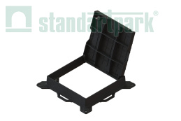 Люк чугунный квадратный класса С250 500х500 Стандартпарк, рис. 2