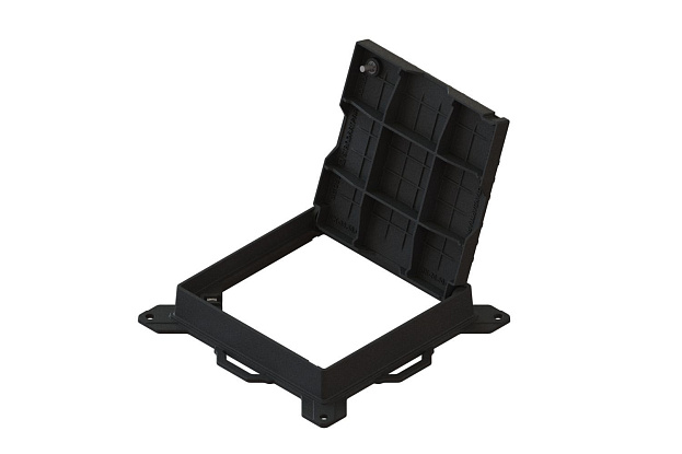 Люк чугунный квадратный класса С250 500х500, рис. 2