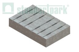 Решетка водоприемная фибробетонная DN500 кл.С250 - Стандартпарк1