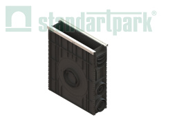 Пескоуловитель сборный PolyMax Basic DN100 h600 с низким бортом - Стандартпарк, рис. 2