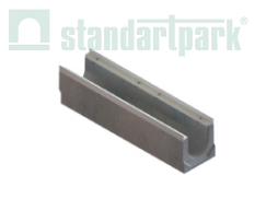 Купить Лоток водоотводный BetoMax DN160 бетонный Н26 по выгодной цене Лоток водоотводный BetoMax DN160 бетонный Н26 - Стандартпарк1