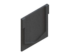 Заглушка торцевая полимербетонная для блока монолитного начальная 67719-4Н - Стандартпарк, рис. 4