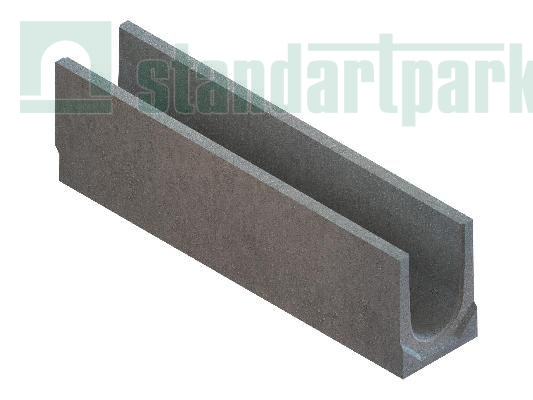 Лотки водоотводные бетонные BetoMax Drive DN150 уклонные h115-285 - Standartparkчспмчв, рис. 1