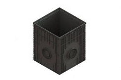 Дождеприемный колодец сборный PolyMax Basic 500х500 с высоким бортом - Стандартпарк