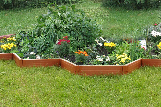 Пластиковый бордюр для грядок и клумб "Садовая доска плюс", рис. 3