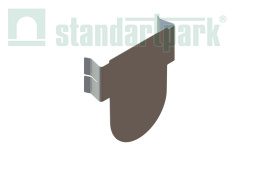 Заглушка торцевая из оцинкованной стали для полимербетонного блока DN100 - Стандартпарк1