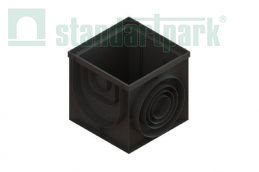 Пластиковый дождеприемник-пескоуловитель PolyMax Basic 400х400 - Стандартпарк, рис. 1