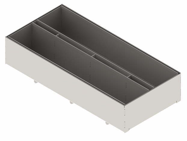 Щелевая насадка Slim Drain ревизионная ТИП 1 T-образная DN200 кл. А15, рис. 3