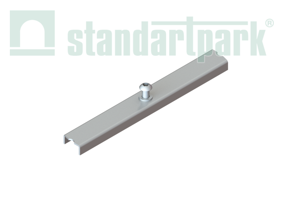 Крепеж стальной к лотку водоотводному пластиковому Basic DN200 - Standartparkчспмчв, рис. 1