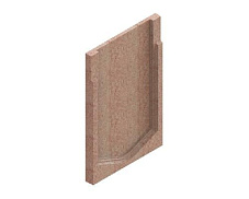 Заглушка торцевая полимербетонная для блока монолитного конечная 67719-К - Стандартпарк, рис. 2