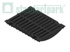 Решетка водоприемная Max DN300 щелевая чугунная ВЧ, кл.E600 27305 - Стандартпарк1