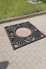 Приствольная решетка композитная (черная)