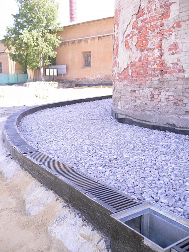 Бетонирование водоотводных бетонных каналов Стандартпарк