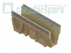 Купить Лоток водоотводный полимербетонный CompoMax Drive DN100 h210 полуметровый 70071.05V по выгодной цене Лоток водоотводный полимербетонный CompoMax Drive DN100 h210 полуметровый 70071.05V1