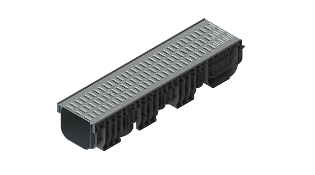 Решетка штампованная Basic DN200 оцинкованная кл. А15, рис. 3