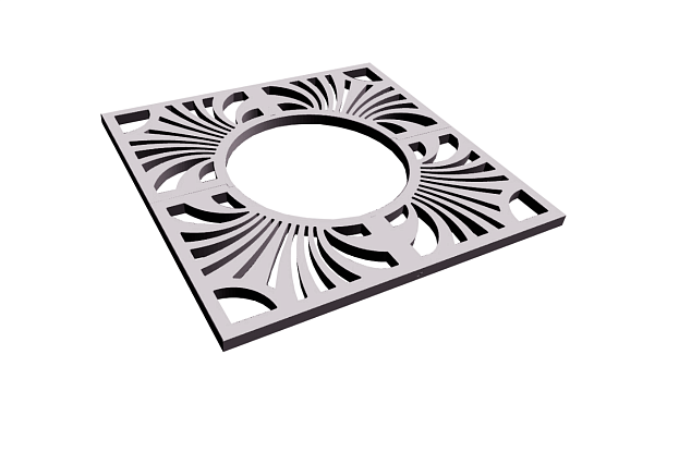 Приствольная решетка композитная (серая), рис. 2