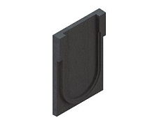 Заглушка торцевая полимербетонная для блока монолитного начальная 67219-5Н - Стандартпарк, рис. 4